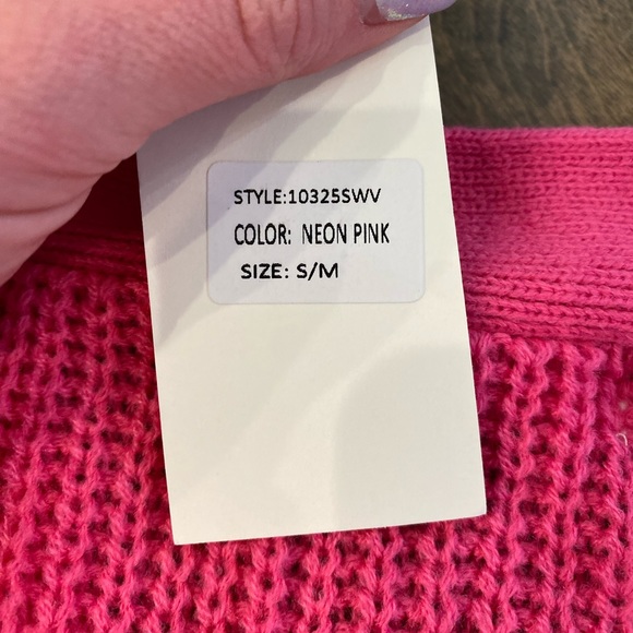 Vici Voltage Cut out neon sweater - Picture 5 of 5